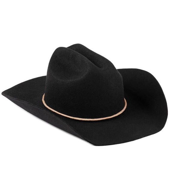 NWT Lack of Color The Ridge Black Felt Hat Size Small 55CM main image 7